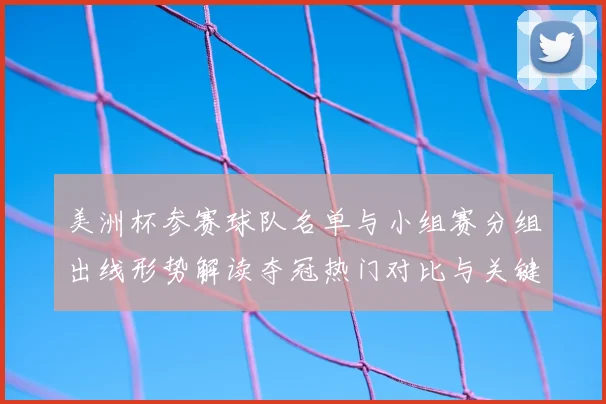 美洲杯参赛球队名单与小组赛分组出线形势解读夺冠热门对比与关键看点